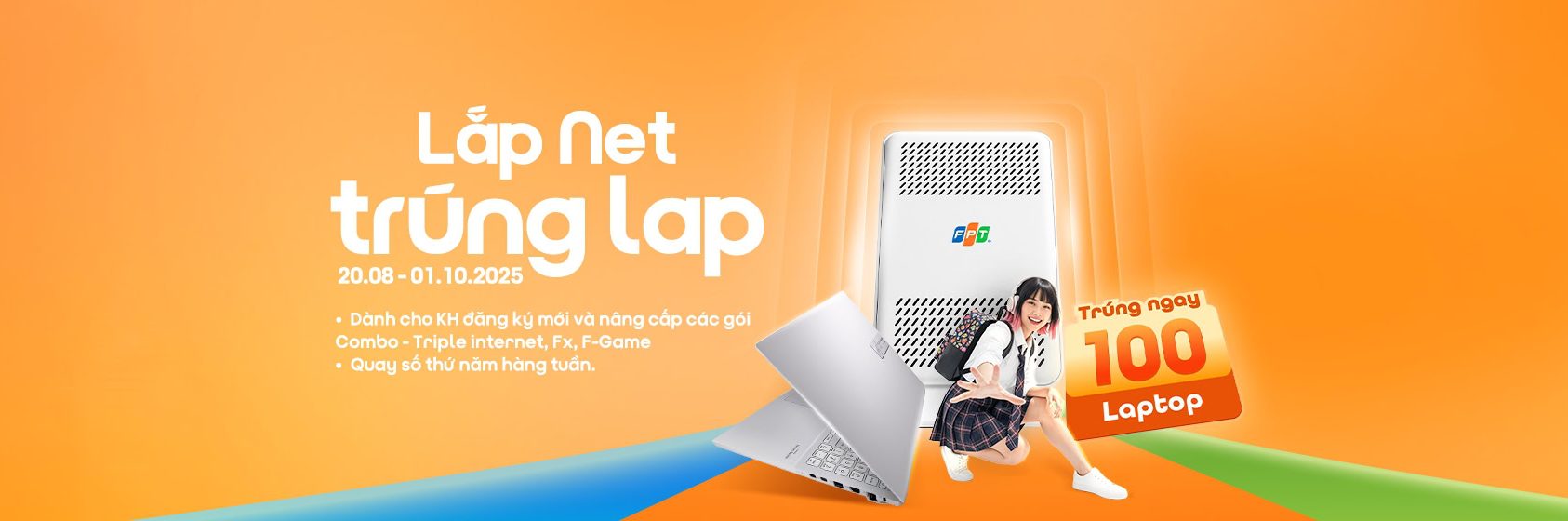 tặng laptop
